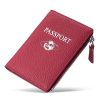 RFID-Blocking Leather Travel Wallet & Passport Holder