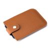 Genuine Leather portable slim coin purse/Wallet card case