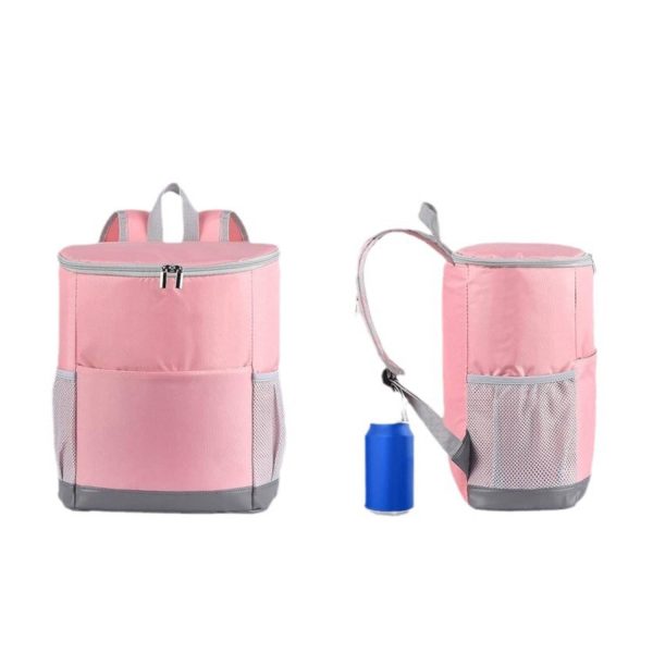 Double-shoulder cooler insulated bag