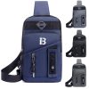 Mens Fashionable Nylon Crossbody Sling Bag