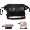 PU Leather Large Capacity Travel Cosmetic Bag for Women