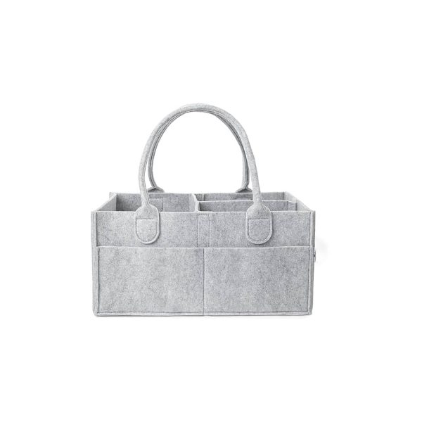 Felt diaper storage bag