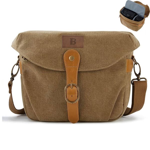 Canvas Outdoor portable waterproof camera bag