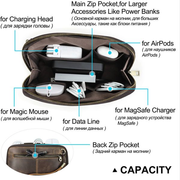 Genuine Leather RFID Small Indexer Snap Wallet Coffee
