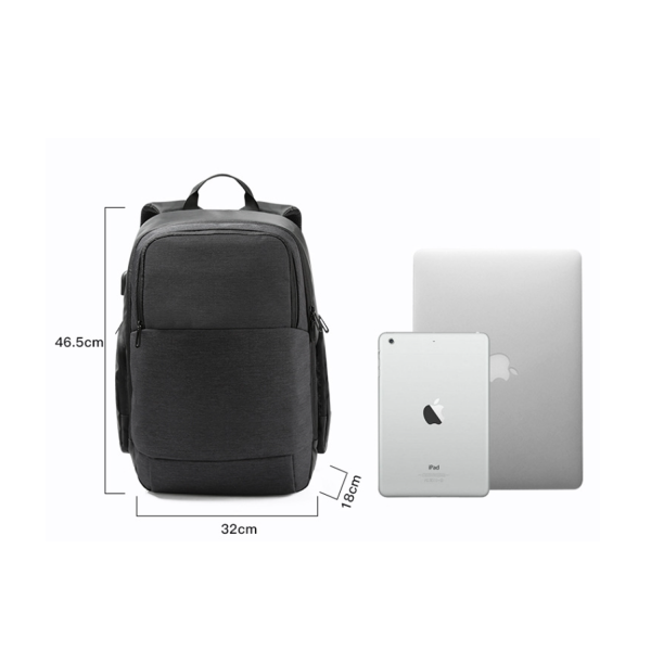 Large Capacity Business Backpack With Usb Charging Port