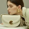 Genuine Leather Saddle Tote Bag