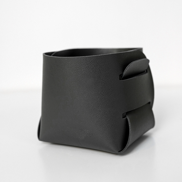 Foldable PU Leather Desktop Storage organizer