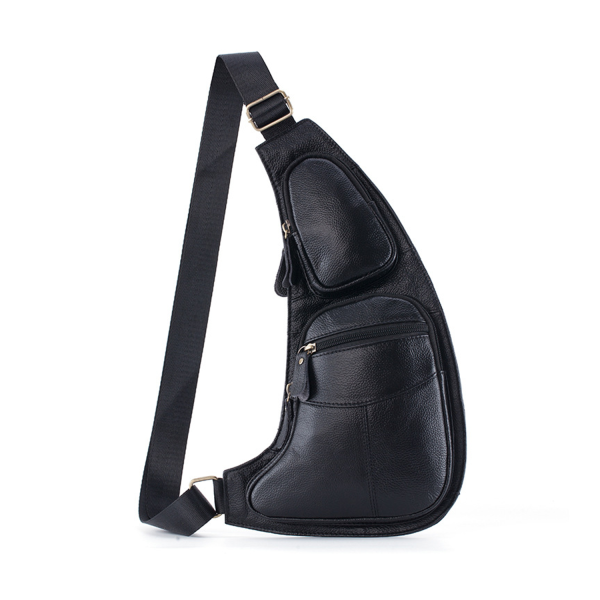 Trendy Men's Genuine Leather Messenger Bag