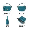 PU Simple solid cross-body bag