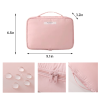 Waterproof Makeup Bag Travel Vanity w/ Handle