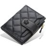 PU Leather Small Wallets Card Holder With Zipper for Women