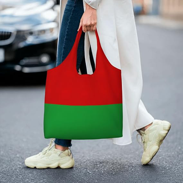 Stitching Color Tote bag