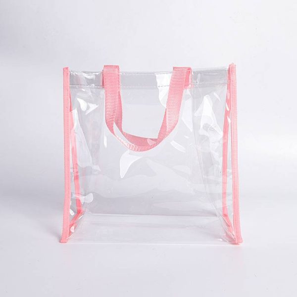 PVC Clear Stadium Open Tote Bag