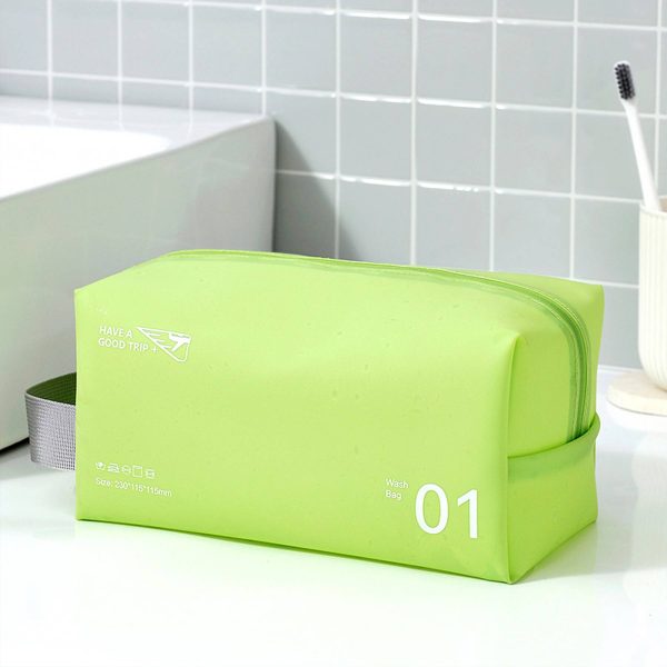 Pvc Zippered Toiletry Bag