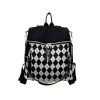 Nylon Fitness Diamond pattern Tote bag travel backpack