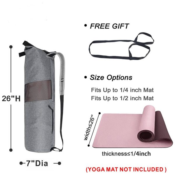 Oxford Multifunctional fitness yoga mat storage bag
