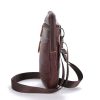 Cowhide Leather Shoulder Crossbody Bag Phone Pouch