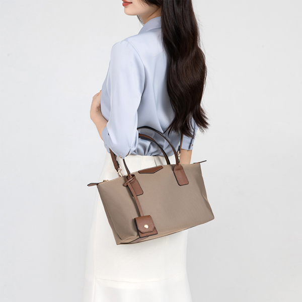 Lightweight Nylon Tote Crossbody Bag