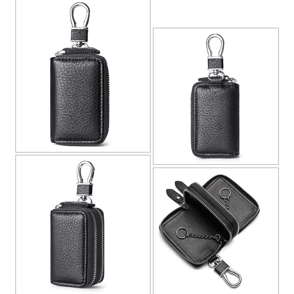 Genuine Leather Car Key Chain Keychain Holder