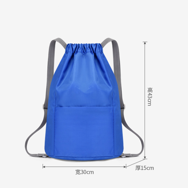 Lightweight Water-Resistant Outdoor Drawstring Backpack