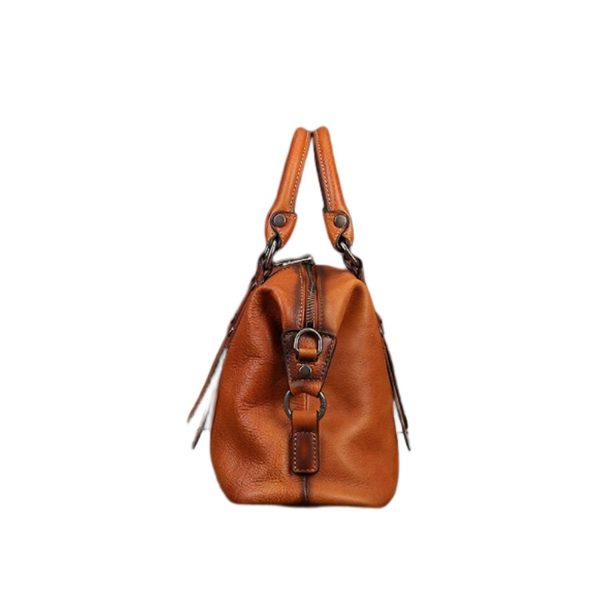 Genuine cowhide tote bag