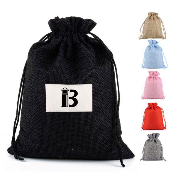 Burlap Drawstring Gift Bag