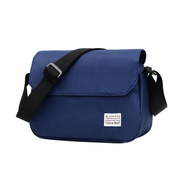 Nylon Messenger Crossbody Bag