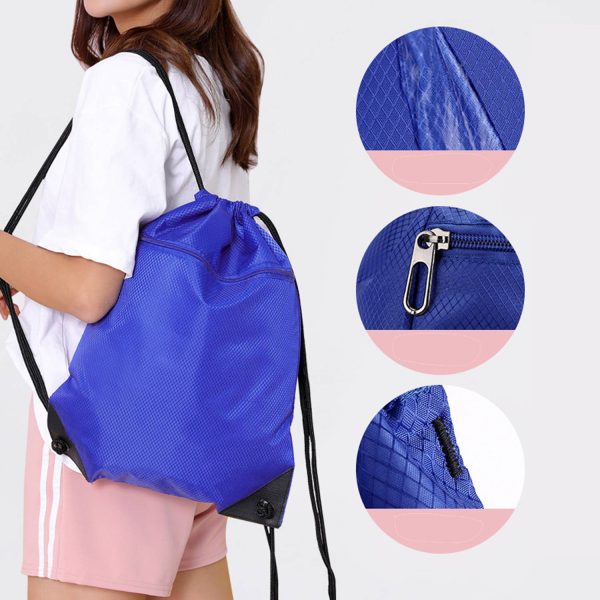 Oxford Cloth Drawstring Backpack