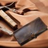 PU Leather Watch Roll Bag