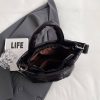 Nylon fluffy Crossbody Tote Bag