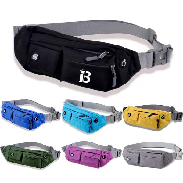 f26d6c13-96e4-4e19-bc7a-b4dee0dcf844_BGKC313.jpg Fanny Pack Water Resistant Small Waist Pouch Slim Belt Bag