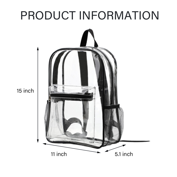 Clear Waterproof Book Backpack