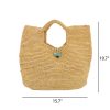 Straw Woven Beach Tote Bag