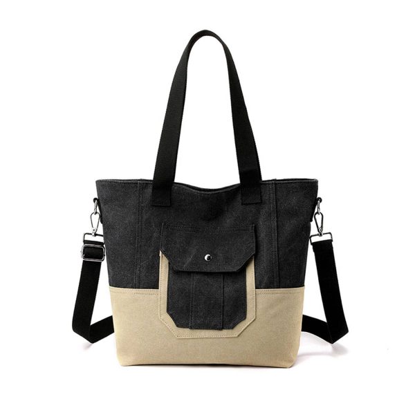 Vintage canvas tote Crossbody bag
