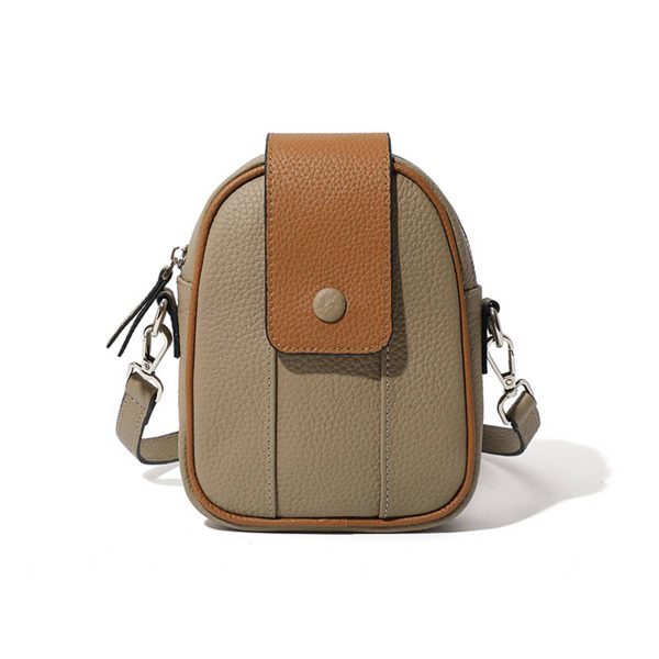Genuine Leather Multifunctional cross-body phone bag