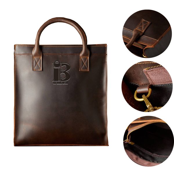Genuine LeatherSoft cottonTote bag