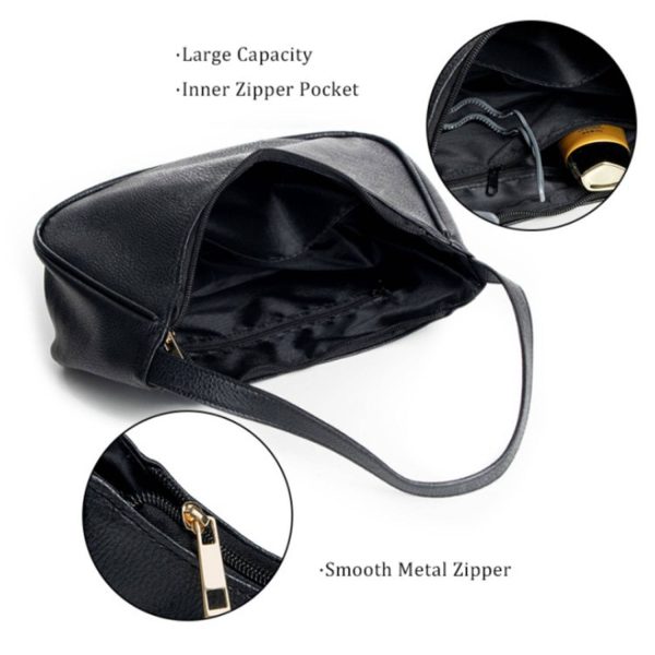 f36128e6-33e3-4067-8d35-f31d05909761_3.jpg PU leather new women's with zipper tote bag