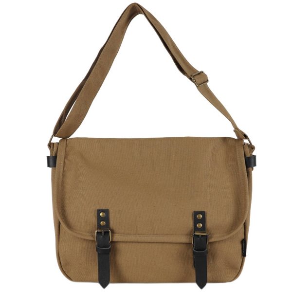 Canvas Large capacity vintage postman shoulder bag