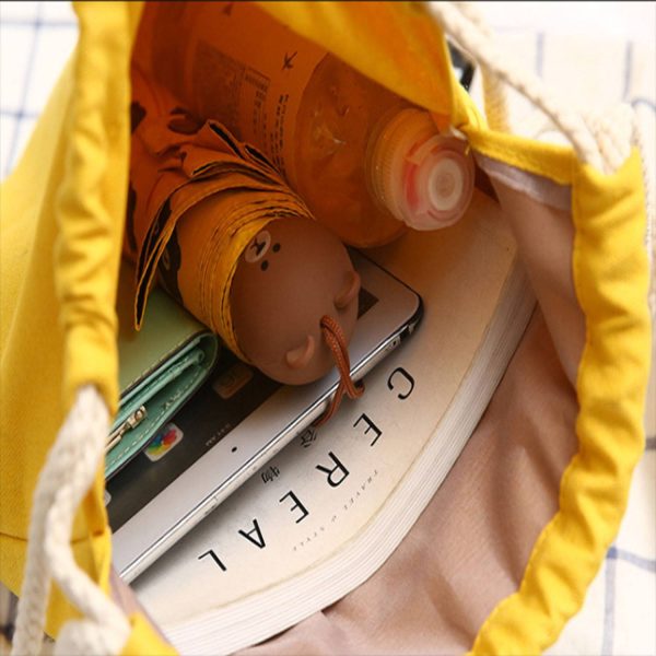 Canvas Storage Drawstring Backpack