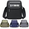 Small Men's Crossbody Waterproof Messenger Bag Purse