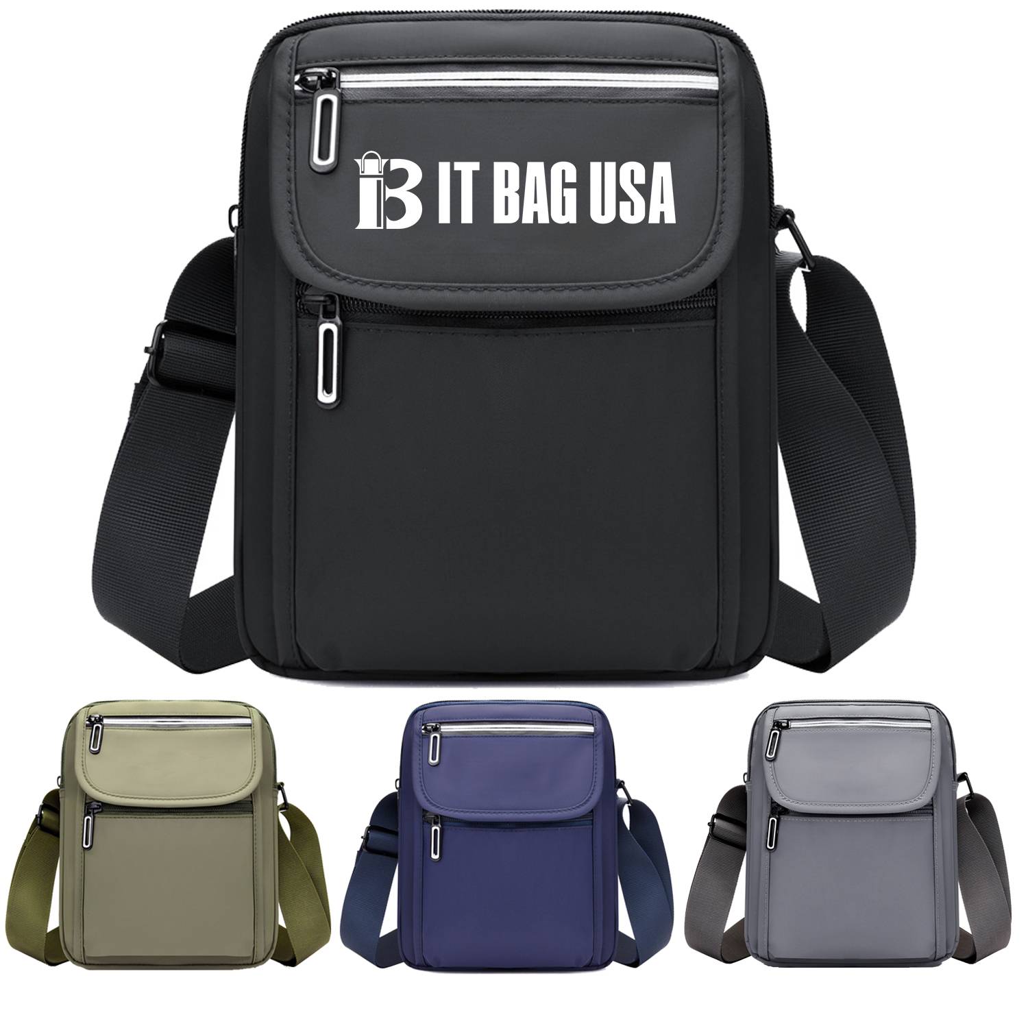 Small Men's Crossbody Waterproof Messenger Bag Purse