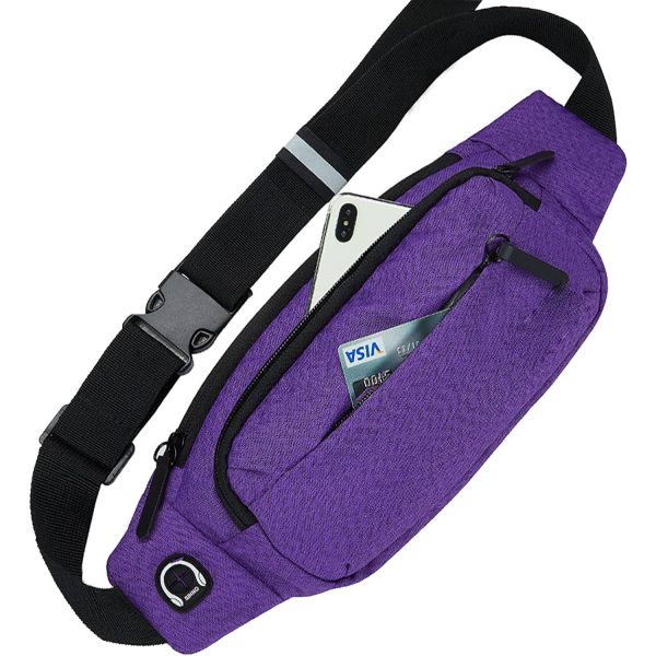 Large Crossbody Fanny Pack for Women Men Belt Bag