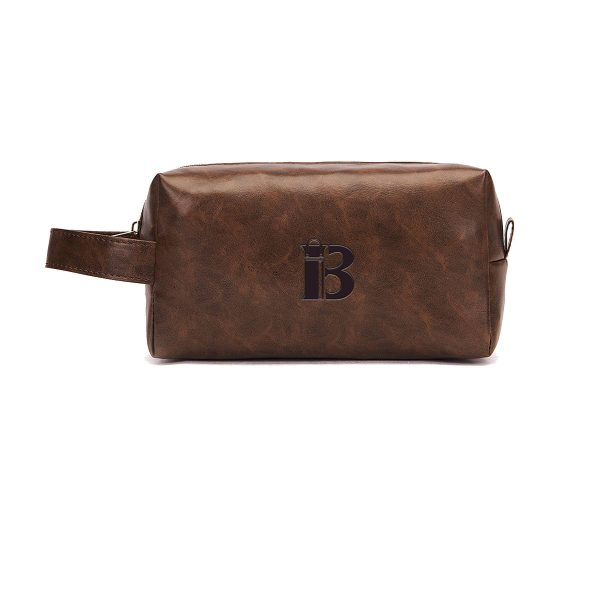 PU Leather Travel Toiletry Storage Bag