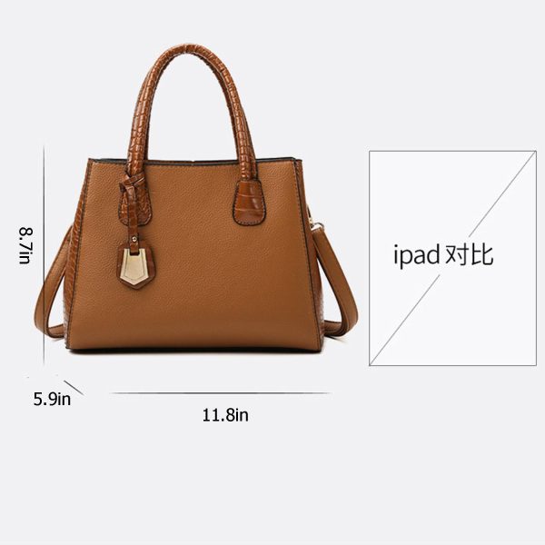 3 in 1 Pu Leather Popular Classic one-shoulder handbag set