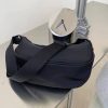 Wide Strap Large Capacity Nylon Crossbody Bag