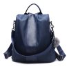 PU leather /Nylon Waterproof Women Backpack