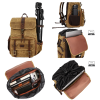 Canvas Waterproof Camera Backpack
