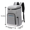 Insulated backpack for outdoor picnics