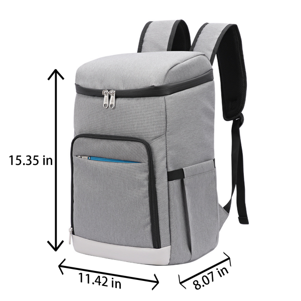 Insulated backpack for outdoor picnics