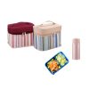Portable Striped Insulated Lunch Bag